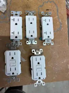 Replacing regular outlets with GFCI outlets
